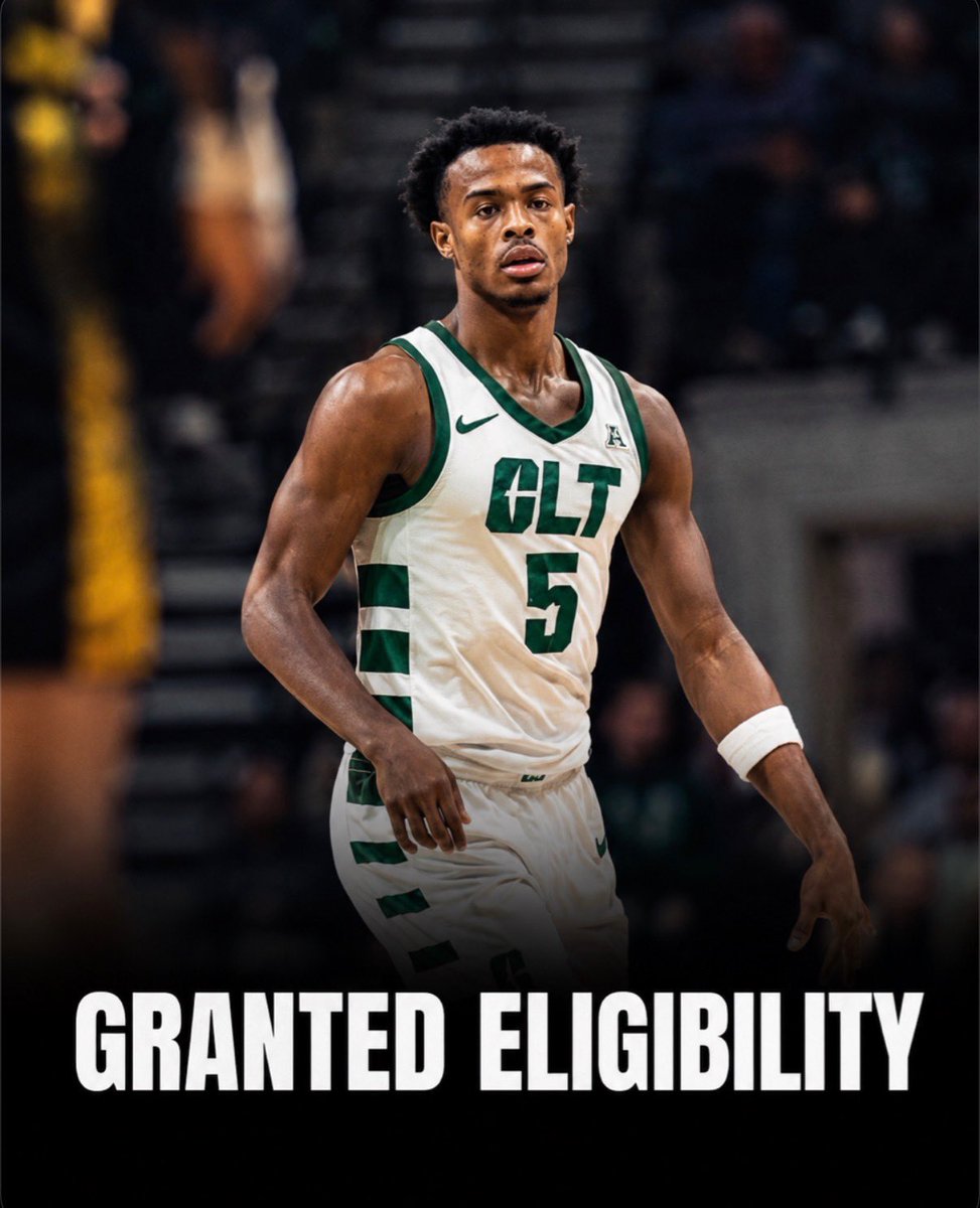 RBNHoops's tweet photo. Charlotte guard Major Freeman (@MajorFreeman11) has been granted another year of eligibility.

In two seasons at the D1 level with Siena and Charlotte he averaged 9.9 PPG, 3.0 RPG, 1.6 APG, 32% from 3. https://t.co/uHl3sg2vss