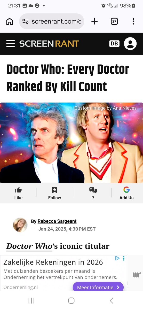 TranquityBase's tweet photo. The best recurring powerscaling bit the Doctor Who fandom has is comparing how many people each Doctor has killed https://t.co/eMfp6pOOLV
