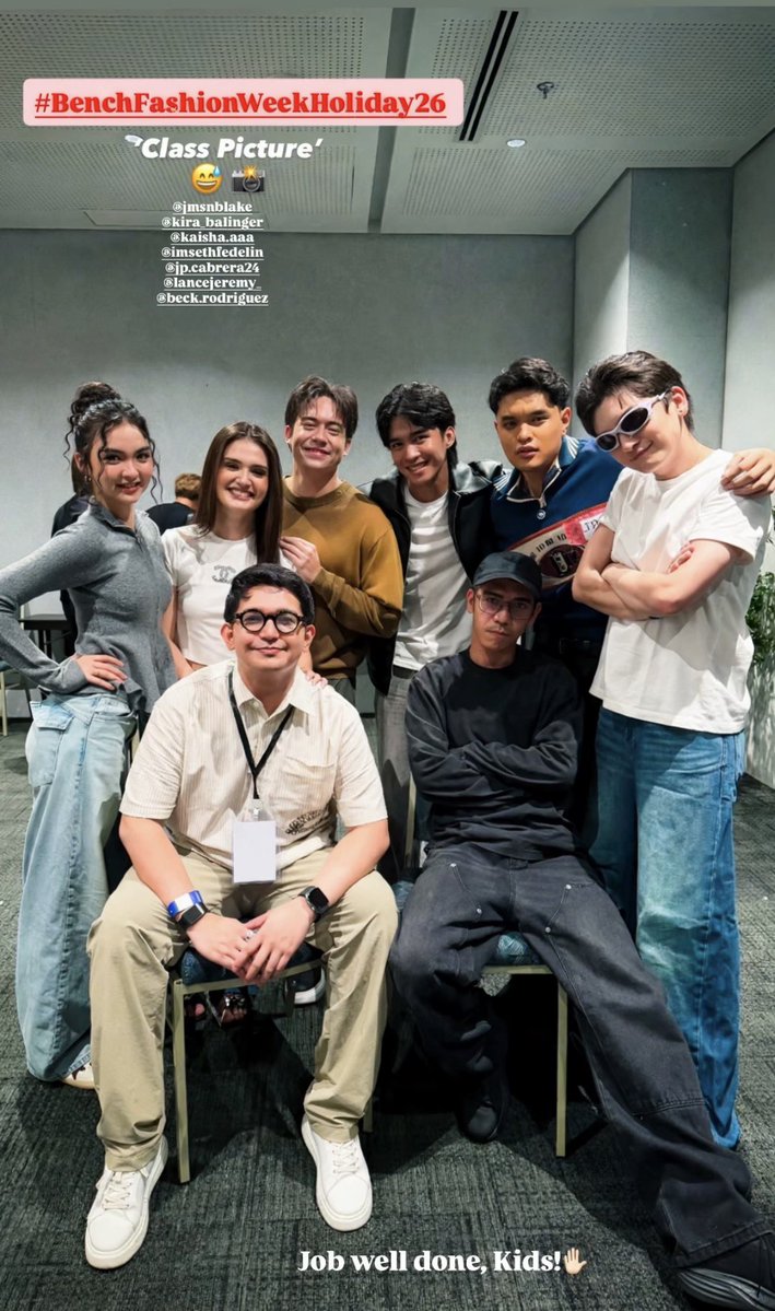 kdmcominthru's tweet photo. team erik

KAI WALKS ICONIC 
#BENCHFashionWeekHoliday26 https://t.co/JZSr88C3mN