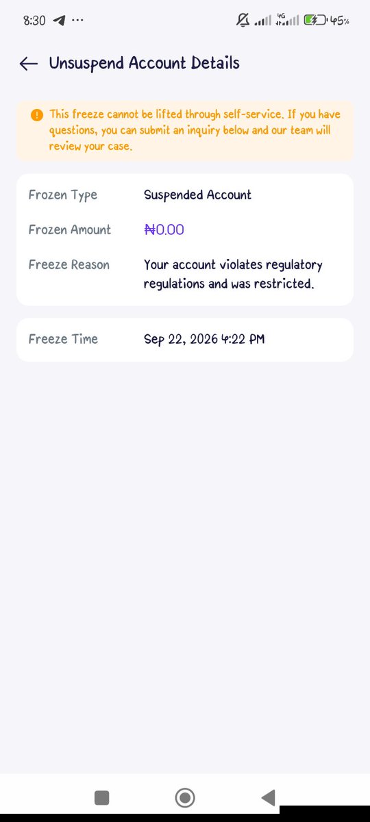 CryptozKing's tweet photo. @palmpay_ng you suspended my account without any reason, I want to know the reason behind the suspension of my account and what is required for my account to be unsuspended, I await your response @palmpay_ng @cenbank @fccpcnigeria https://t.co/iAphyPd282