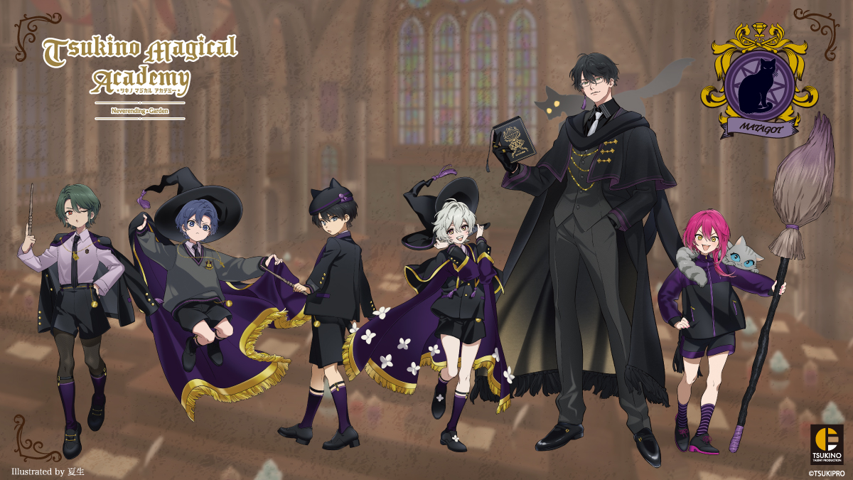 vazzrock_info's tweet photo. #AGF_2026 ツキプロ合同エア舞台
「Tsukino Magical Academy」#ツキマジ

■ROCK DOWN
小野田 翔、久慈川悠人、天羽玲司、立花 歩、大黒 岳、名積ルカ

🪄翔「僕にはよくわからないけど悠人がそう言うならやってみようかな？」
🪄悠「俺たちの仲間にならないか？」
🪄玲「まったく、しょうがねーなー」
🪄歩「何をしてるかと思えば、またお前はそうやって…！」
🪄岳「ここで秘密のスパイスを調合するのがコツなんだ」
🪄ル「めざせ最強！ ナンバーワン！」