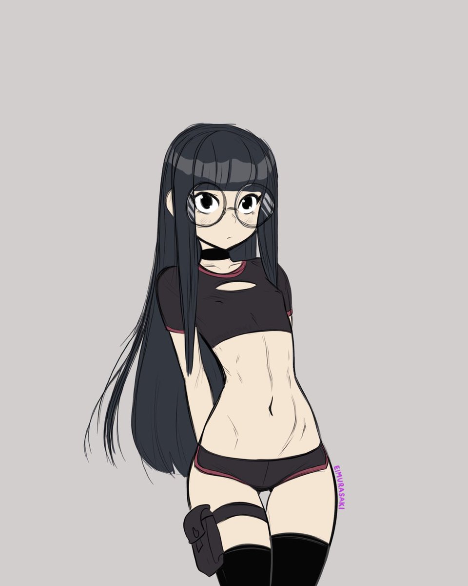 eimurasakiart's tweet photo. A human girl oc! ^^ with and important question! Which do you prefer? High-rise or low-rise shorts? #ocdrawing #girloc #highriseshorts #lowriseshorts https://t.co/foWlo0r7cw