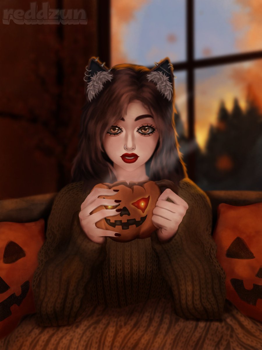 reddzun's tweet photo. finished cozy pumpkin YCH🍁🍂🎃

still open for commissions ☺️💀✨

If y'all want to commission me, heres my samples, TOS, and Price List:  https://t.co/SJL9MUZEak

Also here's my VGen for a 20% discount:
https://t.co/U5KEtkjqKe

#pumpkins #autumn https://t.co/3fzuZui3bL