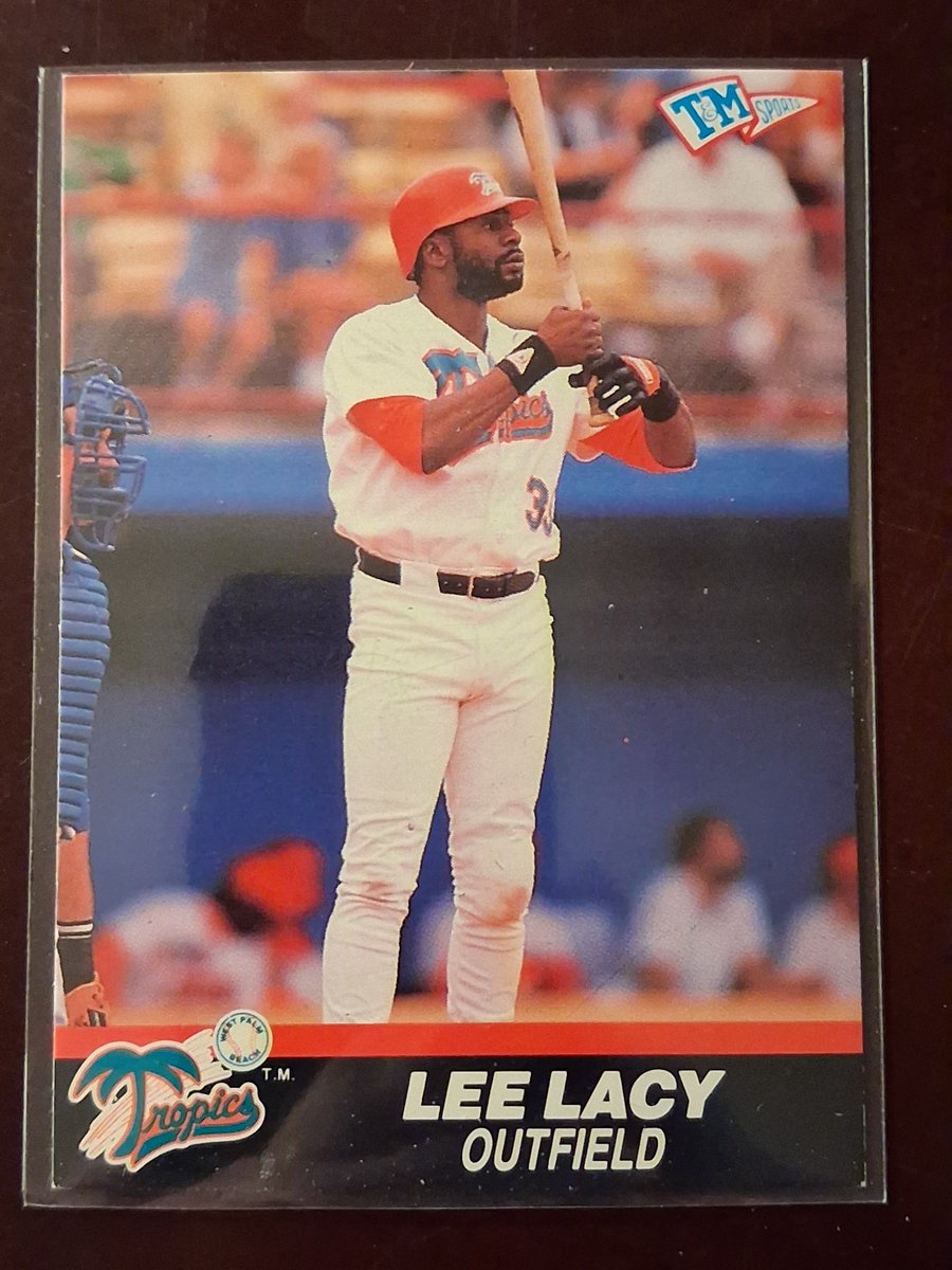 CPFJAYpt2's tweet photo. #RandomCardILove
1989/90 T&M Senior Professional Baseball Association #61 Lee Lacy
Because 1979 WS champion
Because 16 major league seasons
Because bad boy
Because daughter played WNBA https://t.co/TakpLNQ8lk