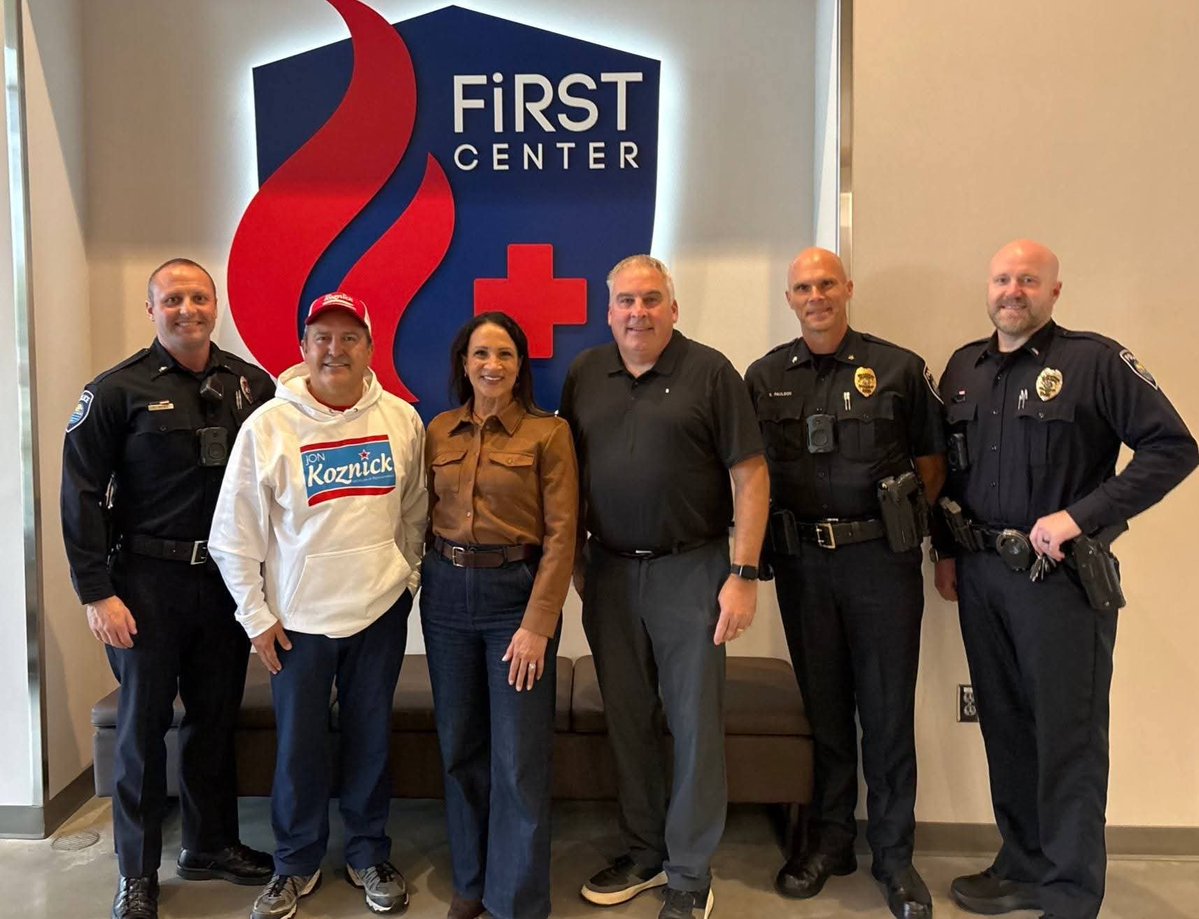 LisaDemuthMN's tweet photo. We were in Lakeville this afternoon to meet with city leaders to learn more about how they're leading the way with innovations to their public safety resources with their new First Responder Skills Training Center. 

It was a pleasure for me to tour this new state-of-the-art facility with my House colleagues, Rep. Jeff Witte and Rep. Jon Koznick. 

Ensuring our first responders in every community across Minnesota have the training and resources they need, is a top priority for me as a legislator, and will continue to be when I'm governor.