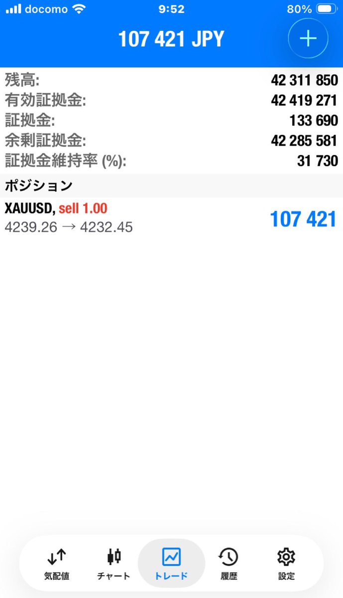 FX_DREAM_MS's tweet photo. 月曜の1発目から10万スタートは嬉しいね☺️

#FX
#EA
#サインツール
#ゴールド
#XAUUSD https://t.co/w8bkAkK2q6