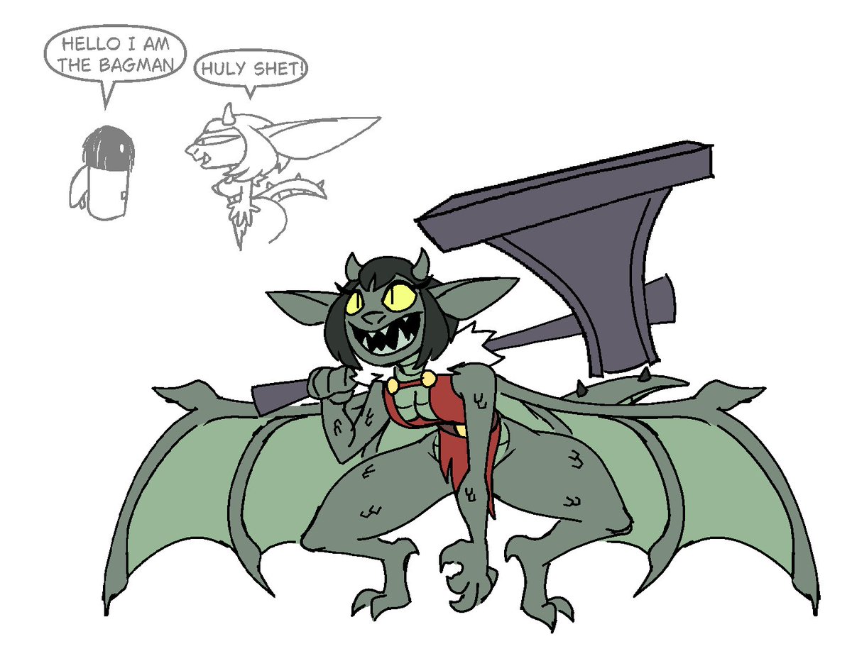 DIEGUTAN's tweet photo. [DND] She's been changed to a gargoyle for plot purposes https://t.co/6vgo0iHOvw