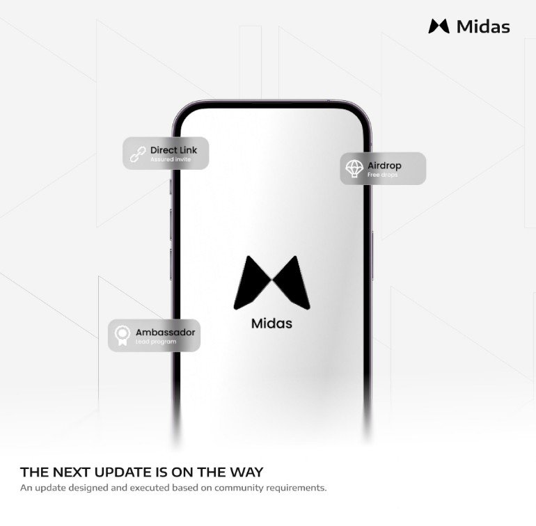 kakiwarna501's tweet photo. 🔥 COMING SOON! 🔥

The Midas app update is coming in the next few days!

What's Coming Next?

• Direct Links: Invite people using your personal invitation link with guaranteed invitation tracking.

• Ambassador Program: Ambassador onboarding and a dedicated dashboard to manage your performance.

• Airdrop: A new airdrop event program is coming in the next few days!

We Are Still New, But We Keep Building!

Now it's time for you to decide:

Join now or just keep waiting?

Joining now means being part of Midas from the early stages of its development.

🚀 This is the right time to get involved early!

Midas Is Officially Available on the Play Store!

Download the app here:

[https://t.co/WnUmfCkwdC

🎁 You can claim a 50 MID registration bonus using this code:

👉 127JJ2 👈

 Tips📣

* Midas is still a new project, so please be patient as the project continues to develop.

* Stay active and consistent.

* Keep supporting the community and stay tuned for future updates!

✨ Stay tuned for more exciting surprises in the future!

Let's grow together with Midas! 🚀
@Midas_Lab 
#Midaslabs #Midas #Mid