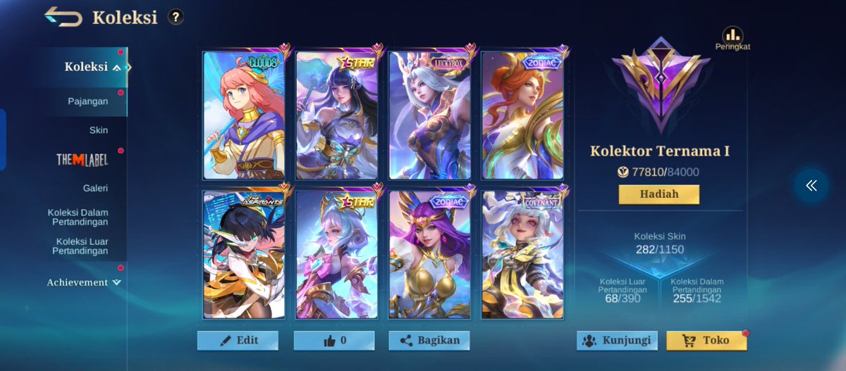 puttpnyjn's tweet photo. Wts akun ml fem magesupp no minus bisa ce allkos wdp on 3 day 150k #zonauang #zonajajan #bealanja https://t.co/dTdhWgnIK3