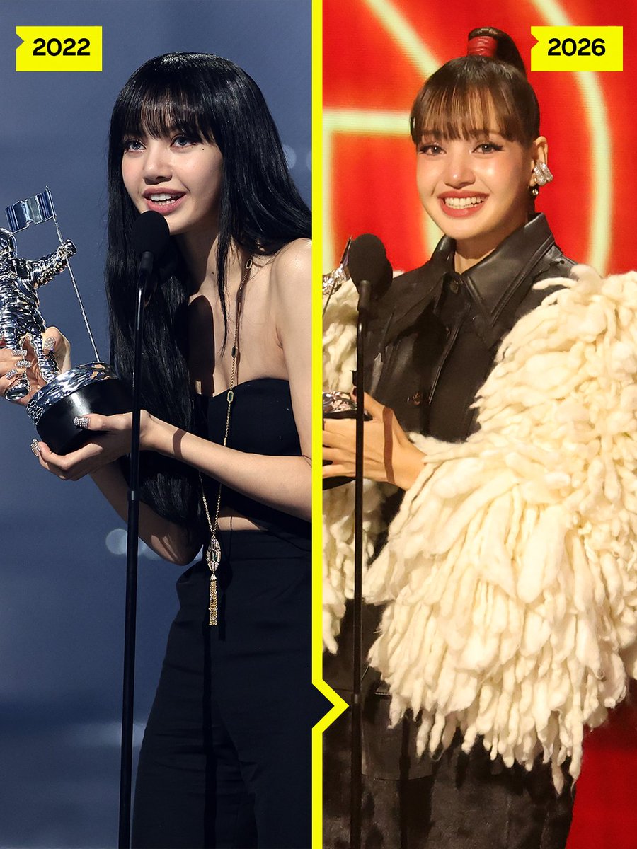MTV's tweet photo. LISA’s first solo #VMA win vs. tonight 🥹🥹🥹 I'm not crying you're crying https://t.co/4psY7OzWbr