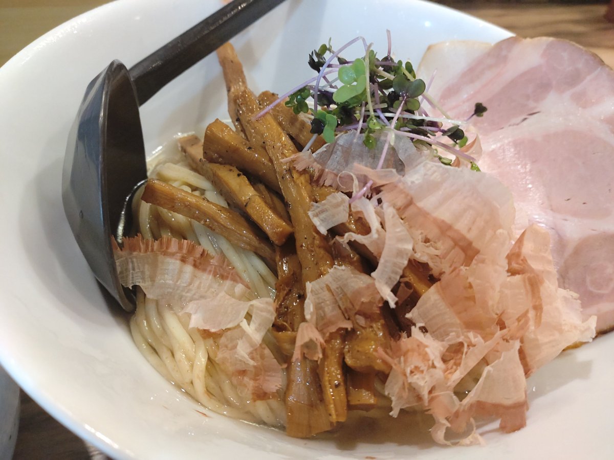sousuke_gay's tweet photo. 朝ラー
矢向　麺やふくわらい
限定　昆布水つけソバ https://t.co/1MzDLdqEw9