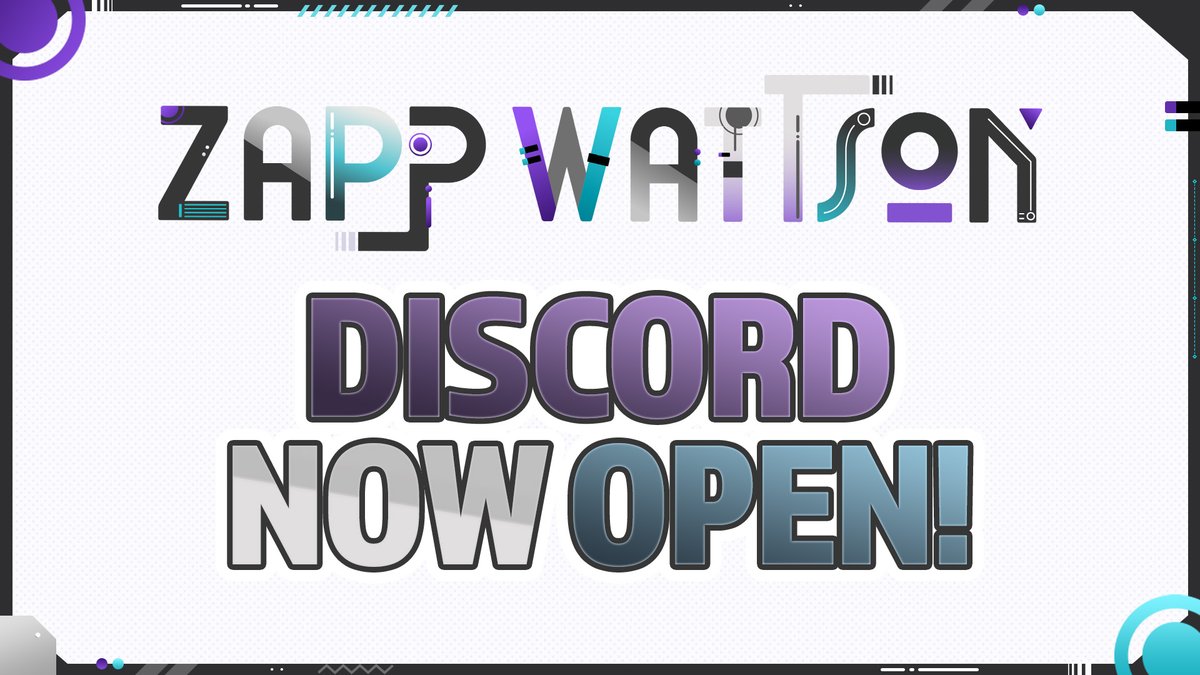 ZappWattson's tweet photo. Join our Discord and become an Electrolite today!⚡
We're a small, laid-back community! Feel free to chat about games, movies, books, and even musicals! 💞

➡️https://t.co/3BfkxnnGhB ⬅️ https://t.co/N59fQQEsNY