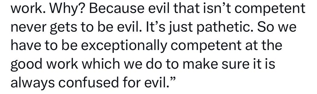 one_man__ormy's tweet photo. Thiel brought us Trump and even admits it’s gotten out of hand (everyone with half a brain predicted this), but I guess that was an oopsie and we should keep trusting him to do “good evil”.

Get powerful enough and you’re never wrong, cause it’s not you that suffers consequences. https://t.co/7SgQ81Jmj4