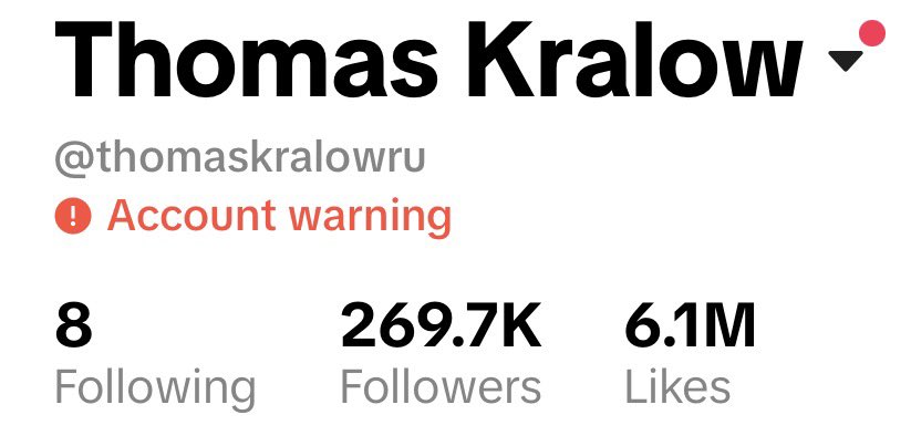 TKralow's tweet photo. TikTok is about to ban one of my accounts. 1.6m follower instagram account deleted (barely got it back). 

Reason? "Violating community guidelines on terrorist organizations."

What did I do? 

I talked about the Tates. Not defending them. Not attacking them. Just covering the news.

Instagram hit me with a strike for the exact same thing. No position taken. 

Positive or negative. Just facts.

Let that sink in.

I can talk about the Houthis in Yemen. 

No problem. 
Iran? No problem. 
Al Qaeda?? No problem.

But mention the name Tate and suddenly im the one breaking rules on TERRORISM.

This is crazy censorship. Plain and simple.

So since I apparently cant talk about it there, lets talk about it here.

This whole Tate situation is pretty tragic.

I dont know if theyre guilty or not. Not of this, not of anything else theyre accused of. 

Neither do u. Thats literally what courts are for.

Quick recap for those not following:

Arrested in Miami July 18. UK wants them on 59 charges incl rape and trafficking, for stuff allegedly from 2010-2017.

Bail denied. Judge called them flight risks.

UK filed the formal extradition request mid Sept.

And Romania still has its own case running on top of all that. 3 countries. 2 criminal cases. 1 pair of brothers.

So whats next?

My honest guess: theyre fighting extradition for 6-18 months minimum. 

Hearing, then appeals, then final sign off from the Secretary of State. Every step takes forever.

And they sit in FDC Miami the whole way thru. No bail. No house arrest. Just waiting. Not a fun place to be. TOTAL ISOLATION. 

This is punishment without trial. Without proof. Without verdict.

Chances of getting extradited? High. Like 85-90% high. The US almost never says no to the UK. The treaty is basically built for it.

Chances of a conviction in the UK? 

Probably lower. Maybe 40-50%. But who knows.

Why? Because cases from 10-20 years ago are INSANELY hard to prove. 

Memories fade. Evidence is gone. Messages deleted. Its word vs word.

We’ve seen plenty of allegations show up a decade+ later. Some are real. 

Some get weaponized. Either way, proving it beyond reasonable doubt is brutal.

But lets be real. When a government WANTS to prove something, they usually find a way.

I met @Cobratate and @TateTheTalisman a couple times personally. Absolute gentlemen. Sharp business minds. Genuinely nice dudes.

Doesnt mean I know whats true. It means I wont judge before the courts do.

And it definitely doesnt mean u should get banned for saying their name.

Innocent until proven guilty. Free speech for everyone.

Or does that only apply when its convenient?

I will leave my favourite quote here: “The governments clip is always one bullet fuller.”