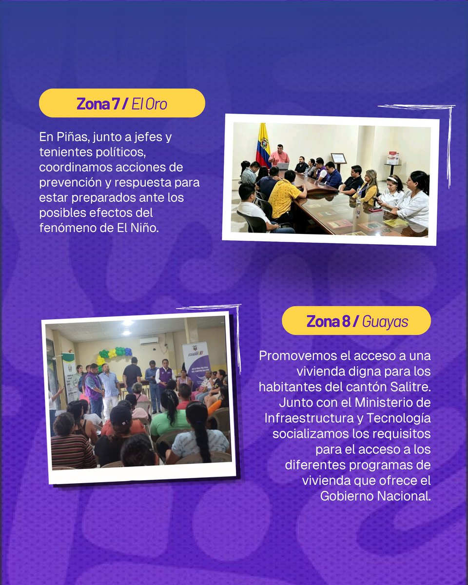 MinGobiernoEc's tweet photo. Te contamos los detalles en #ZonalesEnAcción https://t.co/GJ3Ua47wYe