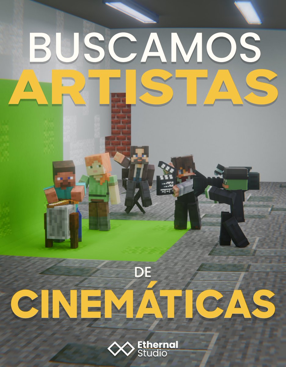 EthernalDevs's tweet photo. 📢¡Buscamos artistas de cinemáticas!

En Ethernal Studio queremos hacer cinemáticas ingame y necesitamos a alguien que sepa montar escenas. 📹

¿Te interesa unirte al equipo? Entra a nuestro Discord y abre un ticket 👉 https://t.co/EO2vRLneSx https://t.co/AGrKxFKmG8