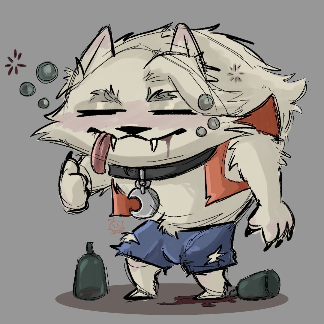 Lemon_citoS's tweet photo. Little drunk werewolf Silver 🐺
Deadlock Sketch 

#deadlock #deadlockfanart #silver https://t.co/V1pihPnmuk