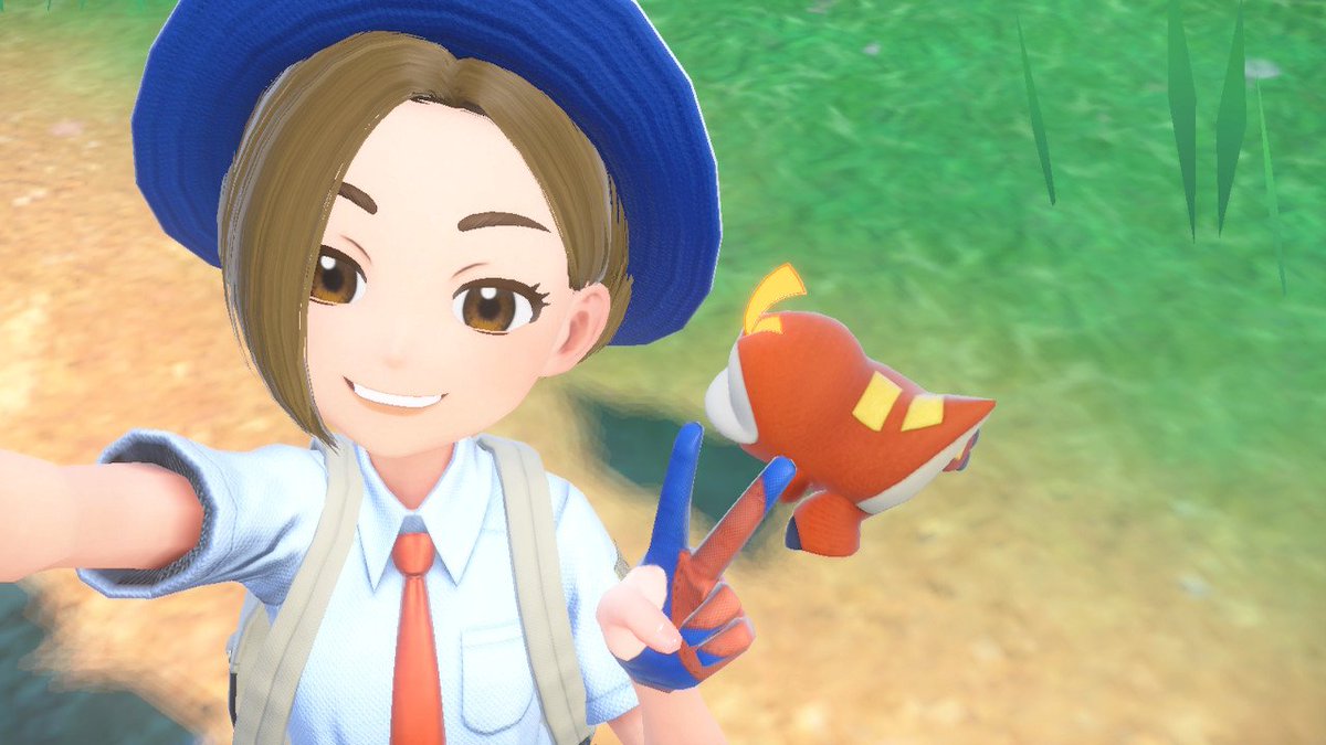 andy_wkwk_'s tweet photo. 弟から初代Switchを無期限レンタルしました！
金銀クリスタル以来のポケモン！
いろいろボタン押したらホゲータが走り回りだした、3歳児みたいで可愛い
ちなみにスカーレットやってる https://t.co/N5eGrk2rUB