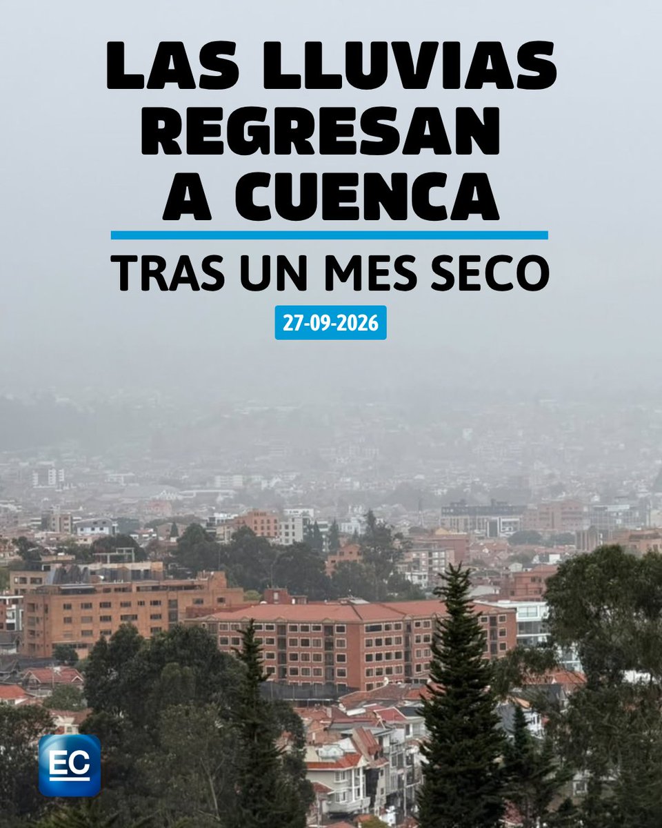 elcomerciocom's tweet photo. https://t.co/6vZM7D4gR8
Las lluvias se presentaron este fin de semana en Cuenca, donde están las hidroeléctricas. https://t.co/T7mW3xJBen