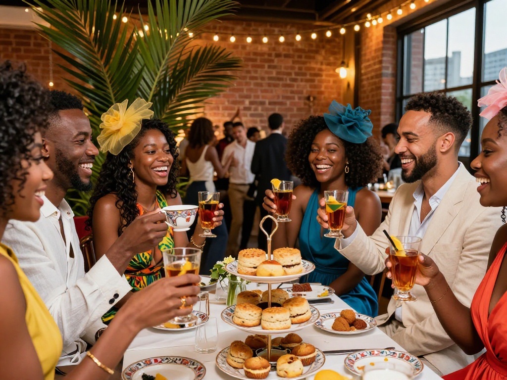 Randbreloaded's tweet photo. Pinkies up at 4 PM, hands in the air by 7 PM. π« π Calling all UK expats and Anglophiles in New Yorkβthis is the October event you've been waiting for. Tickets are moving fast today! https://t.co/LReQPNn80o #BritishCulture #SconesAndTea #BritsOfNewYork #NYCWeekend #RetroVibes https://t.co/18rrpPTPVo