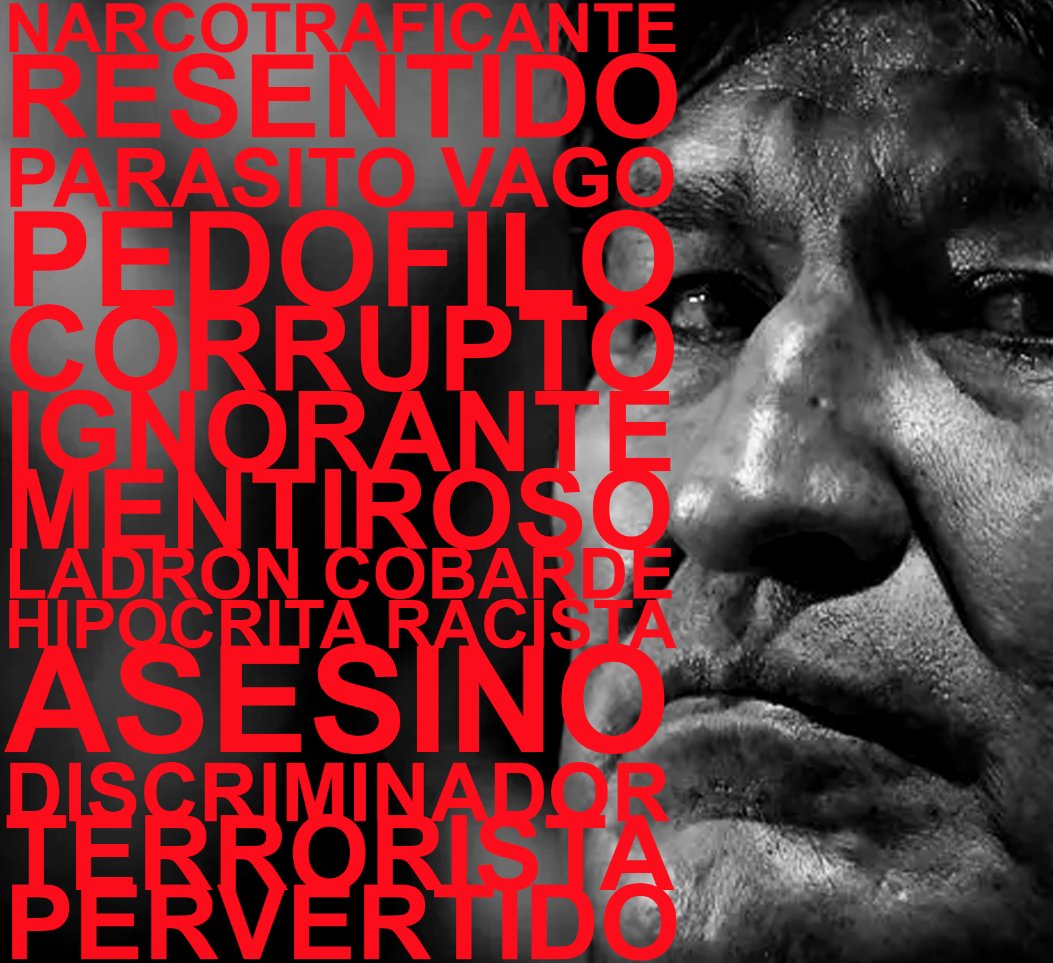 mauteleobjetivo's tweet photo. @canguil31 EVO ES N@RCO, EVO ES PED@FILO https://t.co/pI4ERYFmTP