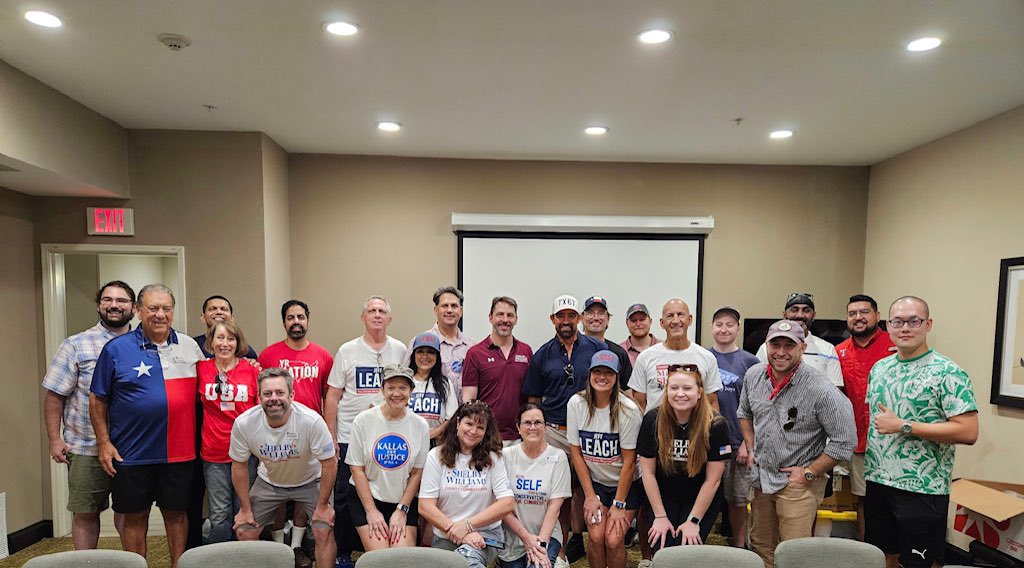 ShelbyHWilliams's tweet photo. 2,152 doors knocked yesterday in Plano and Allen in the Texas Young Republicans with the Collin County Young Republicans!

We started early and worked late, ending the night at Legacy Hall in Plano!

Work hard. Play hard. Govern responsibly. 

#TexasYoungRepublicans #WilliamsWill https://t.co/KpPJkvsCHI