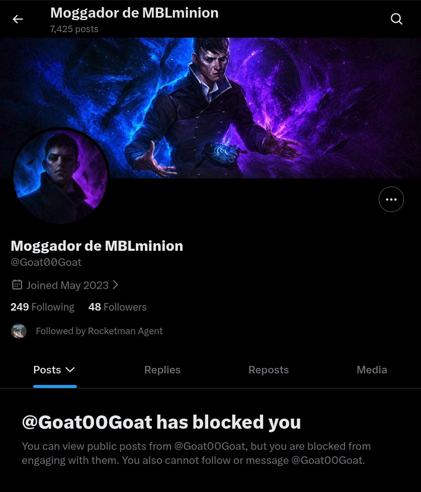 7Kernell7's tweet photo. @Goat00Goat @Gremnir7 @opropriokogos Não aguentou né, KKKKKKKKKKKKKKKK
Eu já tinha fuçado antes, vi uma reply do dia 19 e aproveitei para encher mais o saco.

Além disso, é claro que eu vou abrir um perfil que se diz "moggador de MBLminion", que por fim é apenas mais fraco gado de corrupto.
Passar bem👍 https://t.co/FSY42EVKid