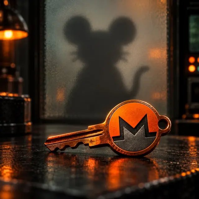THEN3M3S1S's tweet photo. @anonymouseXMR @COSANOSTRA4L @monero Be your own bank

🐭 https://t.co/gpKBPnmPkE