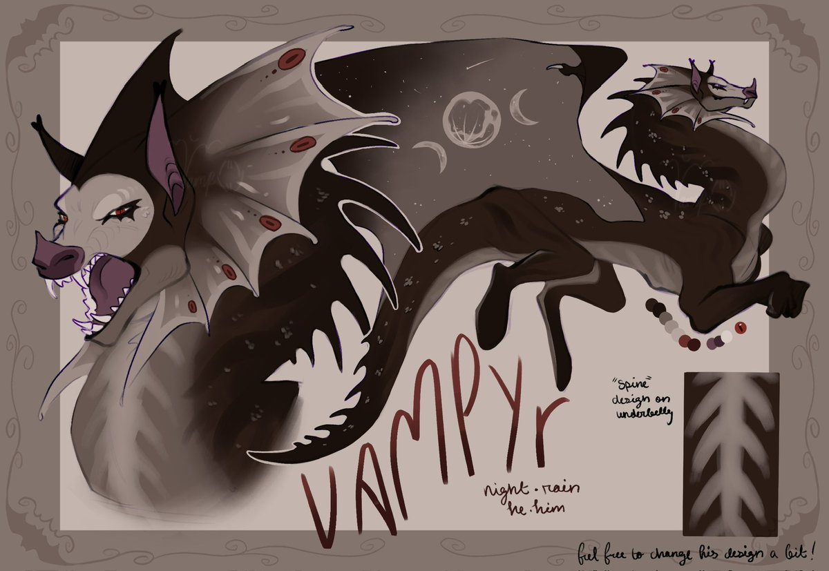 v4mpyrbat_'s tweet photo. @Therealestcandy i’ll try my luck :)) I like drawing dragons https://t.co/B93FZX7vQt https://t.co/bNyJcP1vTN
