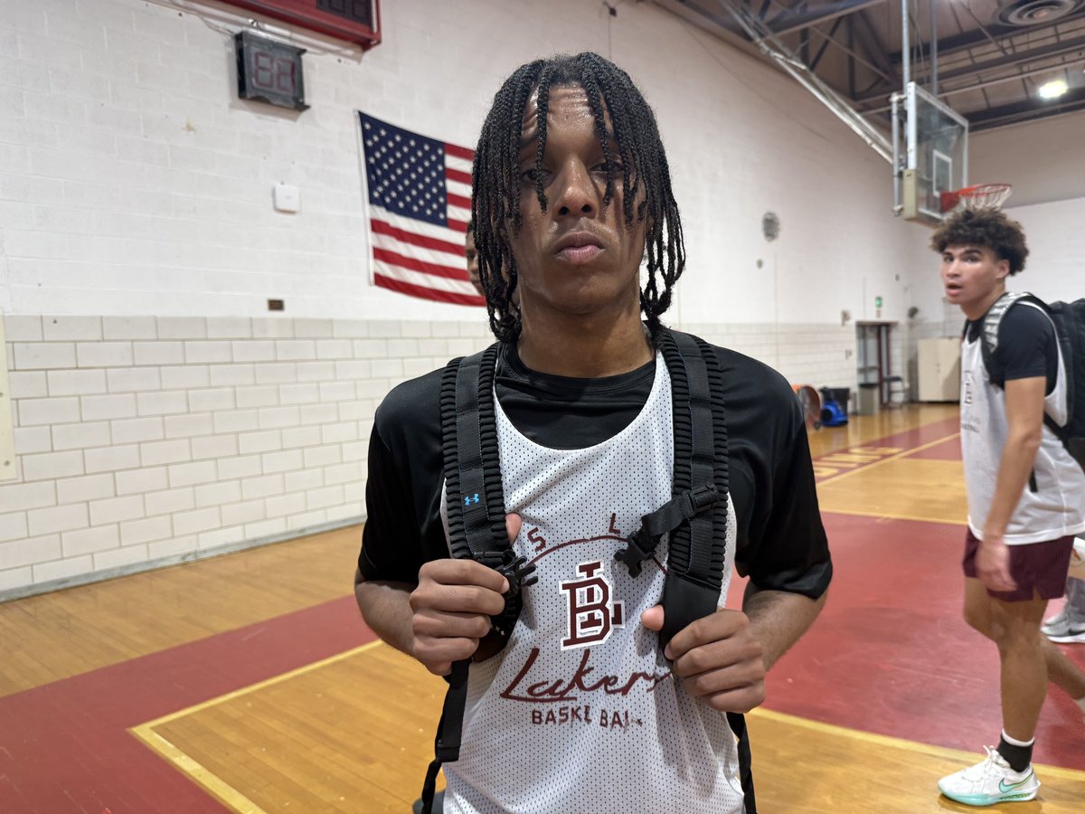 pr0ia's tweet photo. Like the strides taken by ‘29 @boyslatinbball PG Brayden Whitaker as a decision-maker with improved vision in the open floor to make plays for his teammates. Absolutely tremendous slasher that generates paint touches for BL

Promising frontcourt with almost entirely ‘28 and ‘29 prospects bolstering their rotation