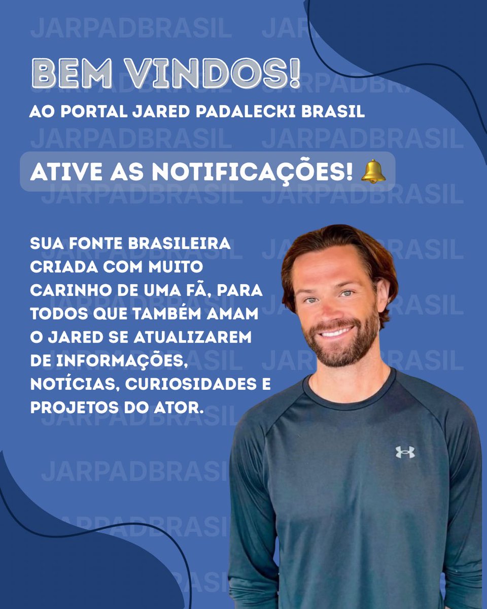 jarpadbrasil's tweet photo. Bem vindos ao Jared Padalecki Brasil! 💌 https://t.co/F3w5Zsiet4