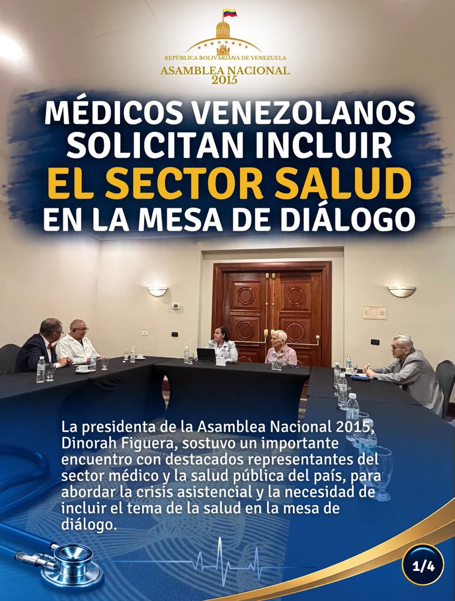 Dinorahfiguera's tweet photo. He conocido de parte de los doctores  Huníades Urbina @huniades individuo número academia nacional de medicina, Saúl Peña presidente de la sociedad venezolana de salud pública, Jaime Lorenzo director de médicos unidos por Venezuela  @MedicosUnidosVe   y el exministro de salud Rafael Orihuela @raforih indicadores muy preocupantes sobre la esperanza de vida al nacer, la disponibilidad de camas hospitalarias activas, vacunación y la nutrición de la población.

Como médica venezolana y parte de la mesa de diálogo es muy importante que se considere el tema de la salud pública en esta instancia. 

Si el TSJ y el CNE avanzan junto a las garantías políticas y civiles, el tema social y el sector salud también deben ser vinculados a este proceso de reinstitucionalización. 

Hay que crear las condiciones para que quienes han trabajado durante años en salud poblacional, materno-infantil, embarazo adolescente y vacunación nacional aporten su conocimiento a un plan de recuperación.

La salud no es un anexo. Es un factor importante para que el país pueda echar hacia adelante.