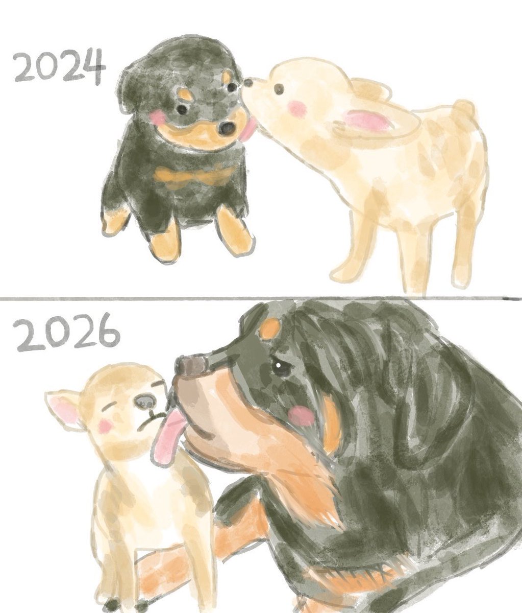 harukaze_illust's tweet photo. Valoremos el tiempo que pasamos con nuestros perros🐶 https://t.co/c7Z0R45FrK