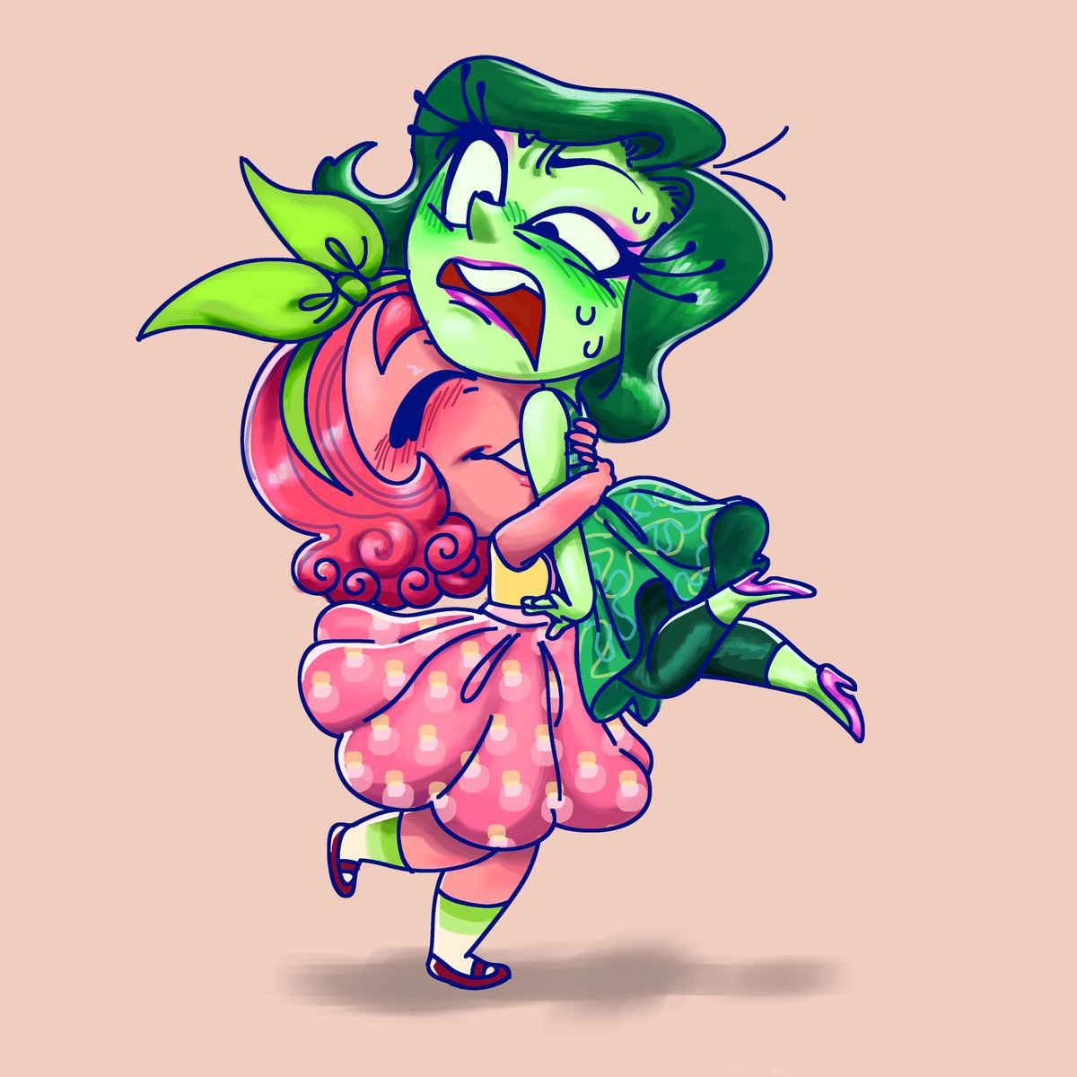 baby_gooberz's tweet photo. any emotion belle x belle lovers…??? 👀👀 I feel like I drew disgust REALLY good in this #insideout #insideoutoc https://t.co/7C7CrJyZAh