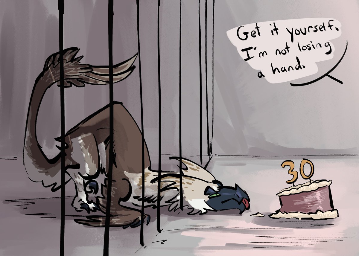 crankycorv's tweet photo. belated birthday art

here's to another decade of tomfoolery, shenanigans, and being a menace :)

#dinosaur #fursona #raptor https://t.co/LmpVcwpRKn