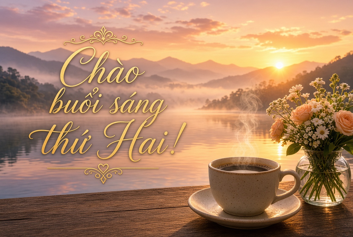 lndanh23's tweet photo. GM ☀️

Thứ 2 là ngày đầu tuần em hứa cố gắng chăm ngoan 😆

Nhưng mà hôm qua em lại dậy hơi trễ 🤣

Hy vọng hôm nay mọi thứ đều nhẹ nhàng và suôn sẻ.

Chúc cả nhà một tuần thật nhiều năng lượng và niềm vui nhé 😘 https://t.co/BoEWpV53Dj