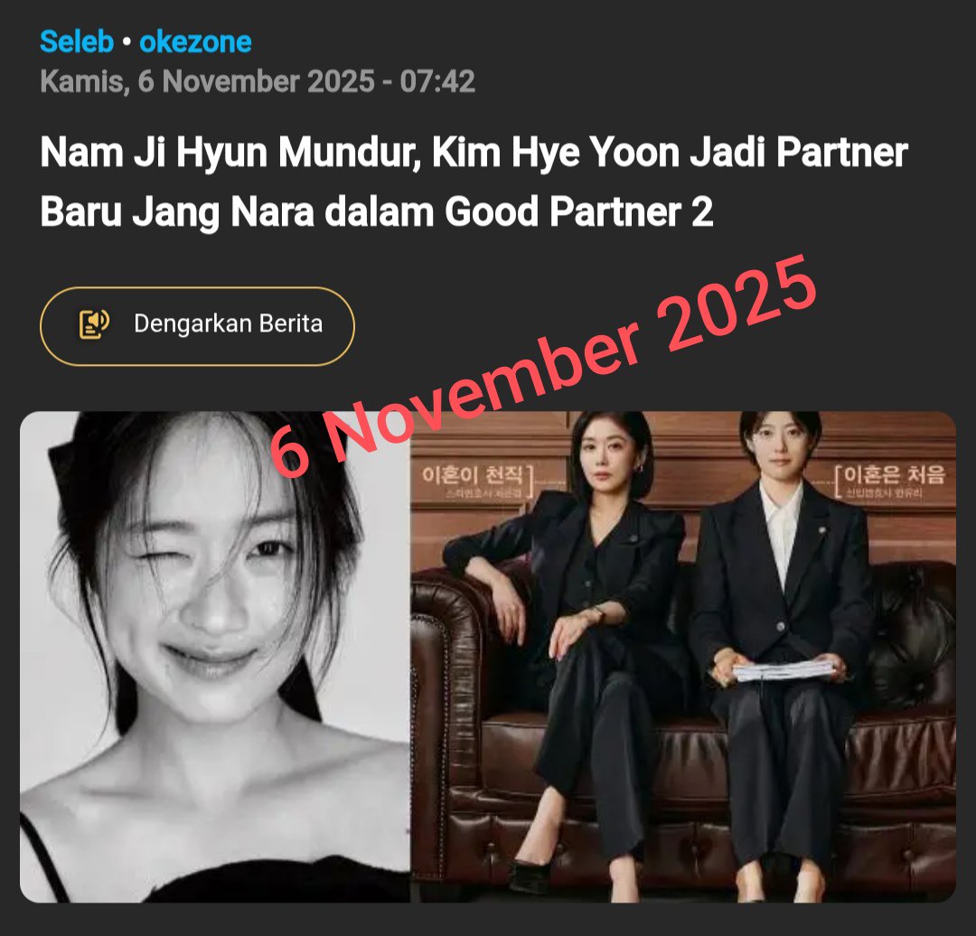 rylbouzuaja's tweet photo. @Kiyowo_1112 @jeongjeonginuna aduuu kakak kiyowo ini.. jgn komen ngasal deh..kalo kesel ngga usah pake nuduh.. minimal cari berita nya dulu.. April ke Juni ke Nov ada waktu ya buat mikir 🫵🏻
jang nara punya agensi sendiri ya ngga ngikut acom 🫪 https://t.co/IqvYxQA2WB