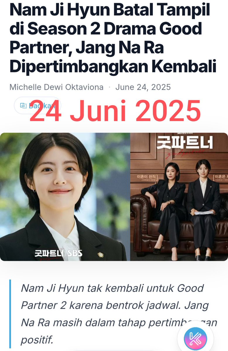 rylbouzuaja's tweet photo. @Kiyowo_1112 @jeongjeonginuna aduuu kakak kiyowo ini.. jgn komen ngasal deh..kalo kesel ngga usah pake nuduh.. minimal cari berita nya dulu.. April ke Juni ke Nov ada waktu ya buat mikir 🫵🏻
jang nara punya agensi sendiri ya ngga ngikut acom 🫪 https://t.co/IqvYxQA2WB