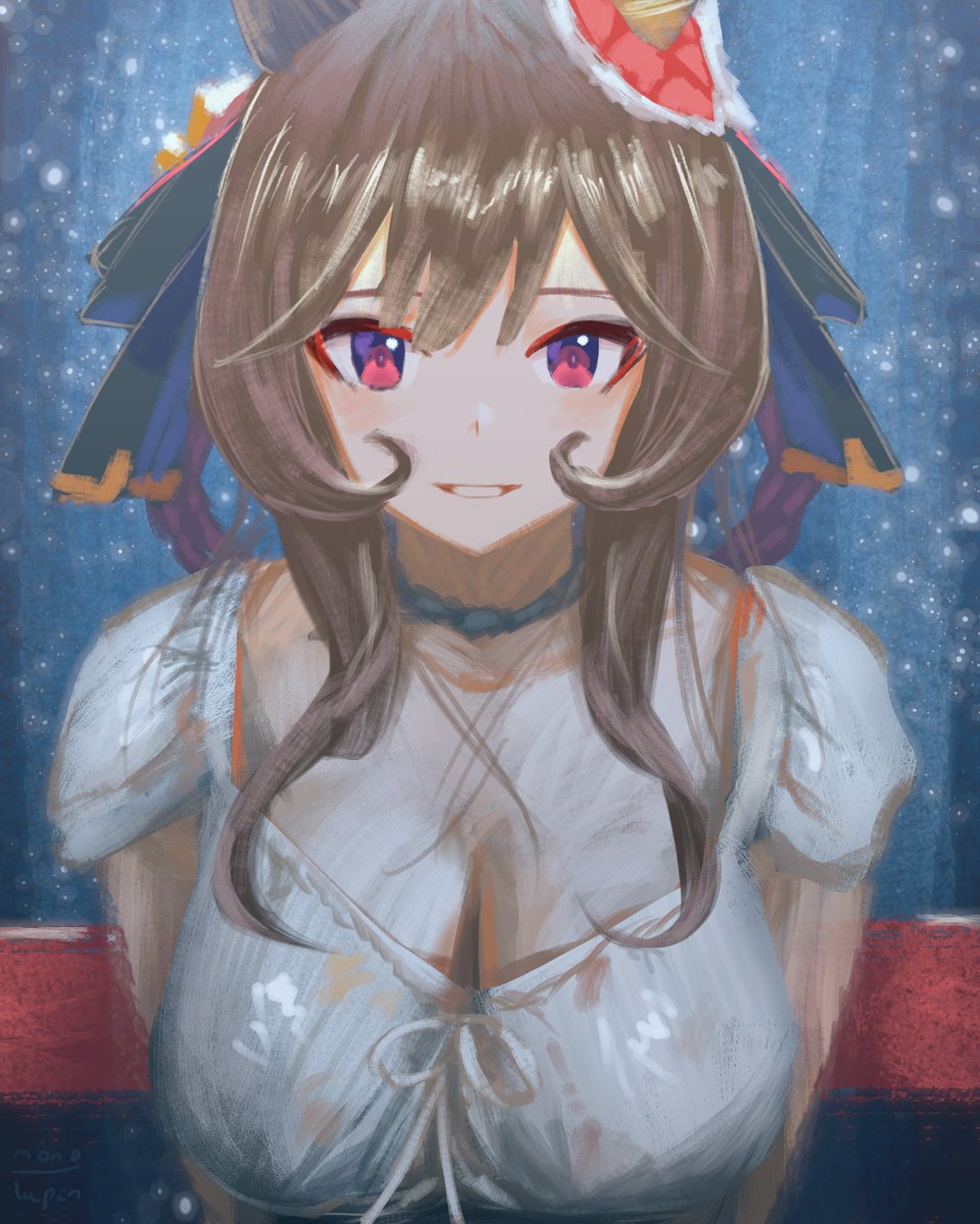 MonoLupin's tweet photo. OruGen

did the first piece then just wanted to quickly do Gentil from Oru's perspective

#umamusume https://t.co/3LduNV3eDZ