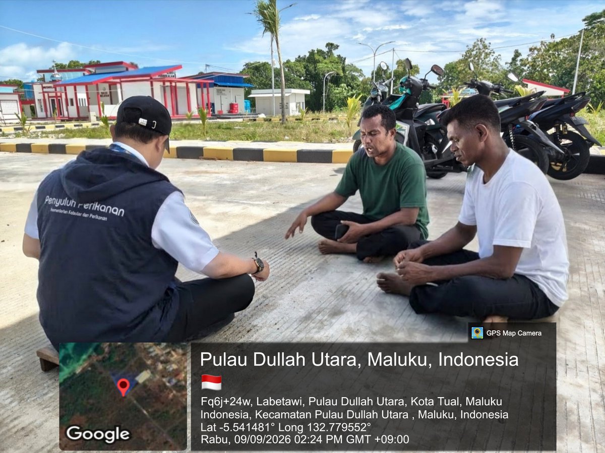 ShintaAsrul's tweet photo. Rabu (09/09/26), Djurmansyah, Luhkan Kota Tual, melakukan pendampingan akses informasi program prioritas KKP berupa sosialisasi peraturan pemerintah tentang pelanggaran terhadap pemanfaatan ruang laut, adakah sanksinya?? https://t.co/JKQeHclRdA
