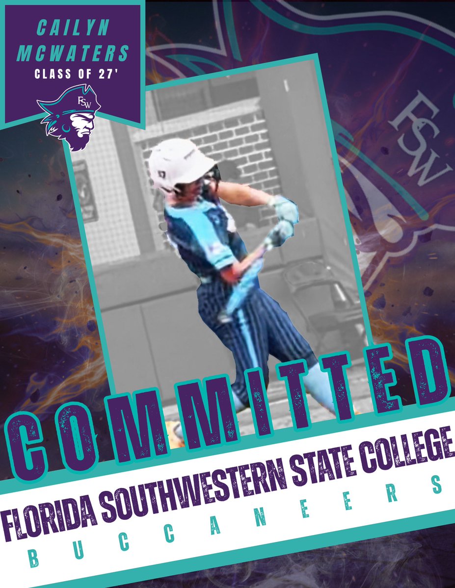 CMcWaters2027's tweet photo. I am so grateful to announce my commitment to Florida Southwestern State College!! First, I want to thank God for giving me this opportunity. Thank you to my parents so supporting me. Also thank you to all of the coaches who have helped me get to this point. Let’s go Bucs!! 🩵💜

@TampaMustangsRT @TampaMustangs @BradTouchet @crittfit7 @CoachDailyNCSA