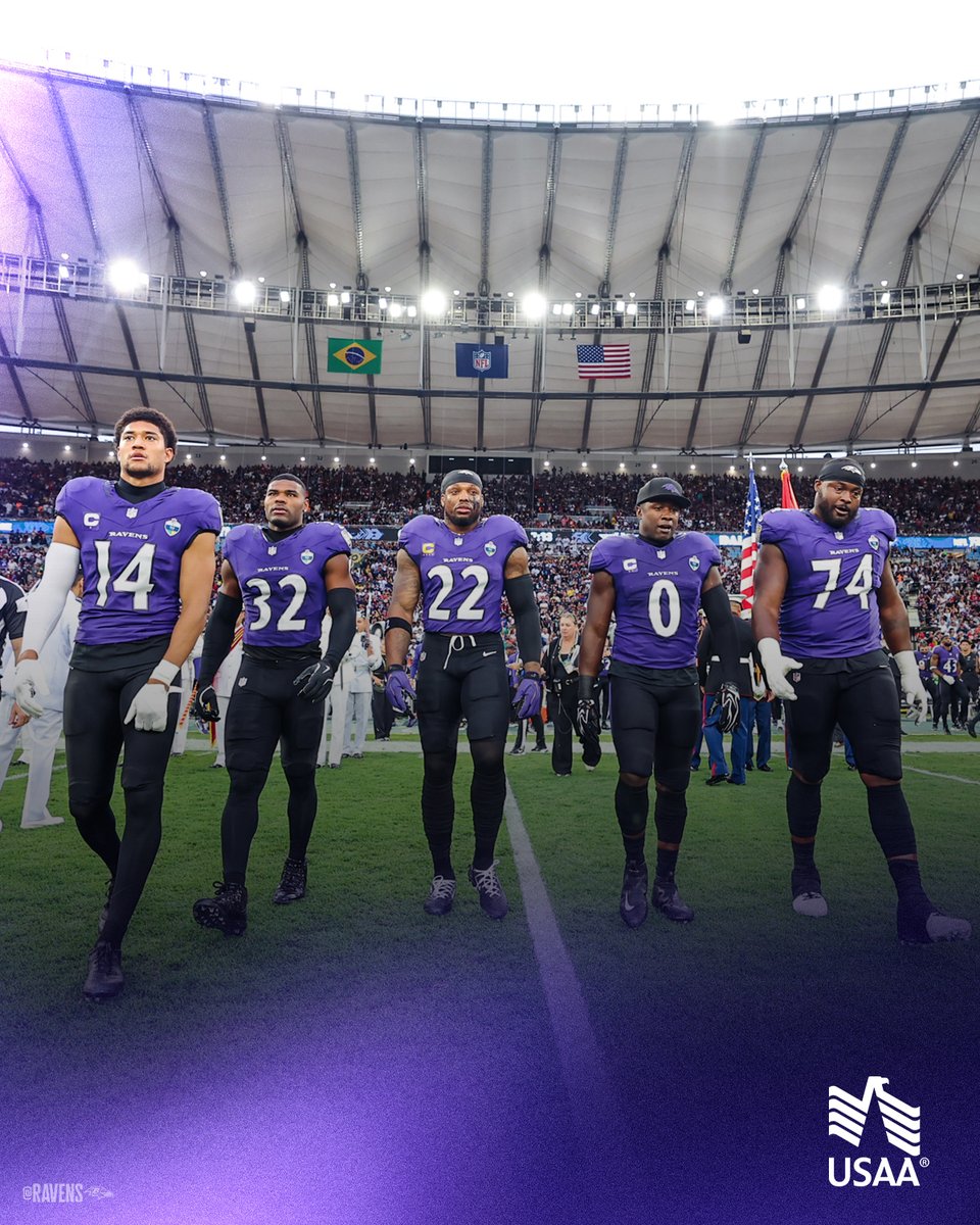 Ravens's tweet photo. 1-0 in Brazil 

@USAA https://t.co/9rtjE0FGOA