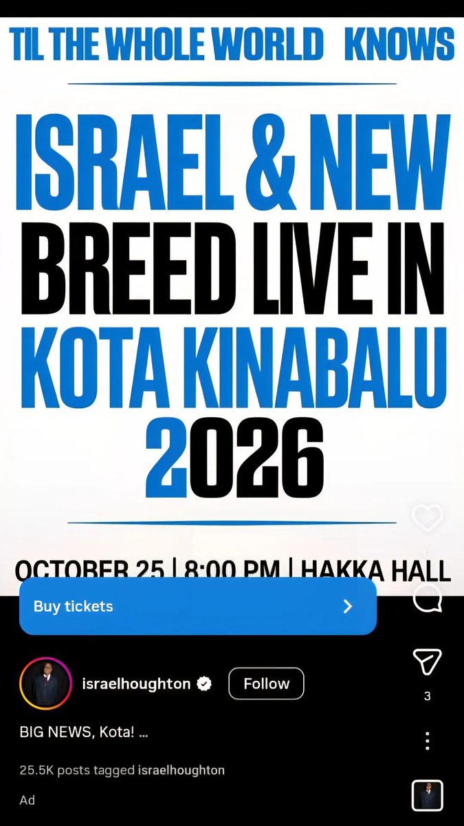 update11111's tweet photo. Macam mana konsert dia boleh ada di KK ni? https://t.co/QS23g8i2zd