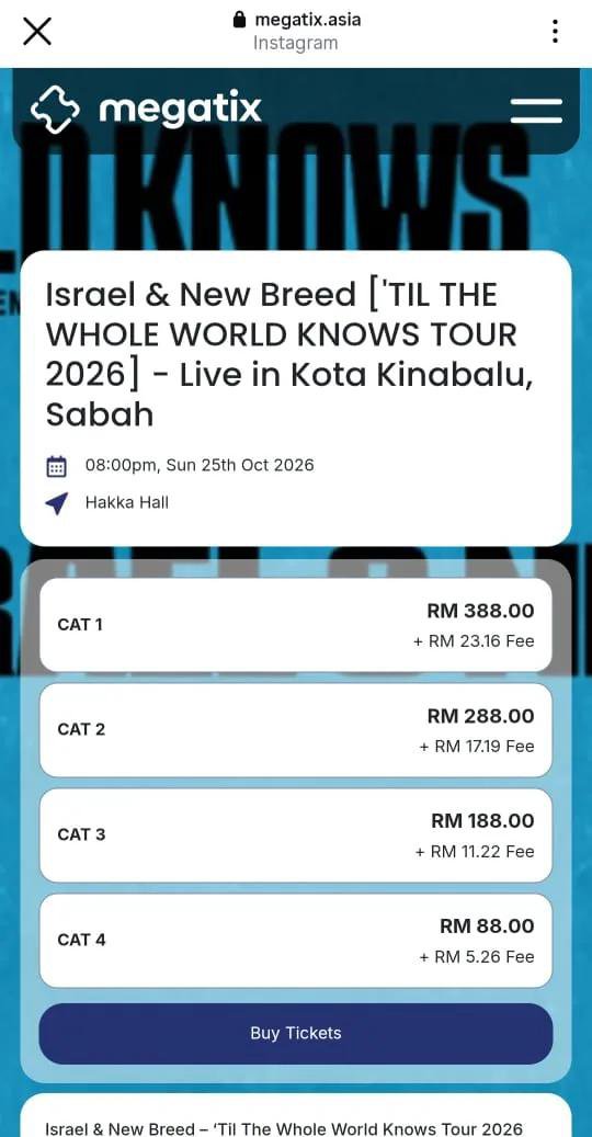 update11111's tweet photo. Macam mana konsert dia boleh ada di KK ni? https://t.co/QS23g8i2zd