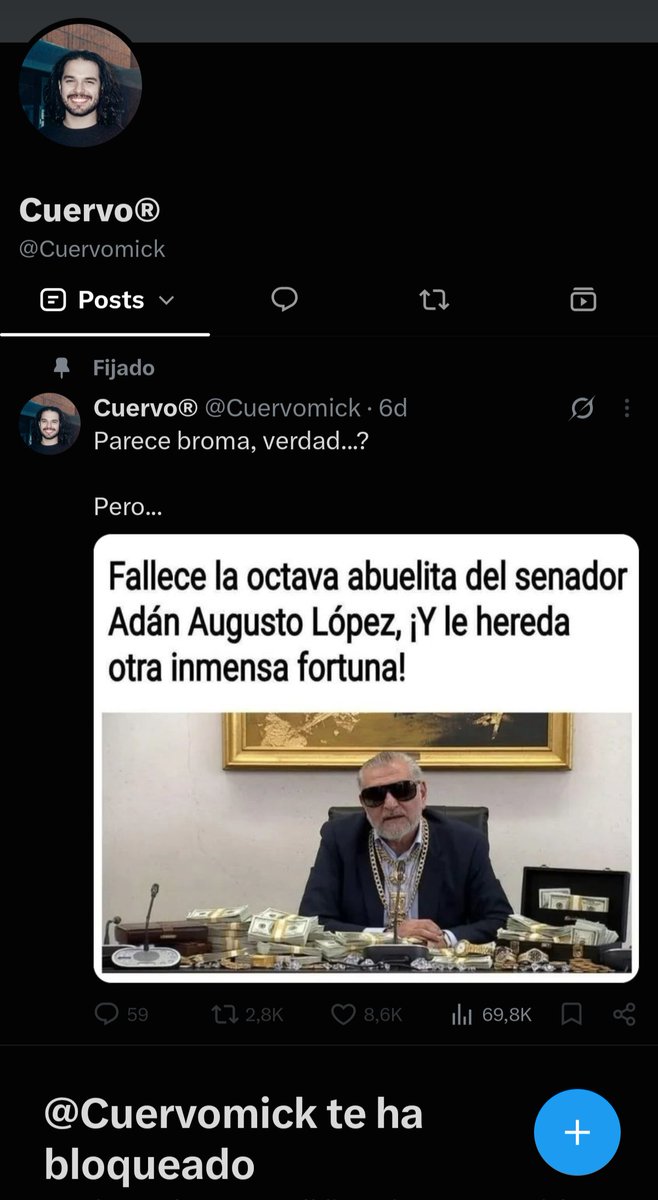 WolfysShimmer's tweet photo. @Cuervomick lo único que entendí con tu bloque fue un "ay no me ofendí, tocó bloquearlo wa wa wa wa"

Nimodo papi, luego lea de lo que van las leyes CFFFFF XD https://t.co/G5OYXbvDK7