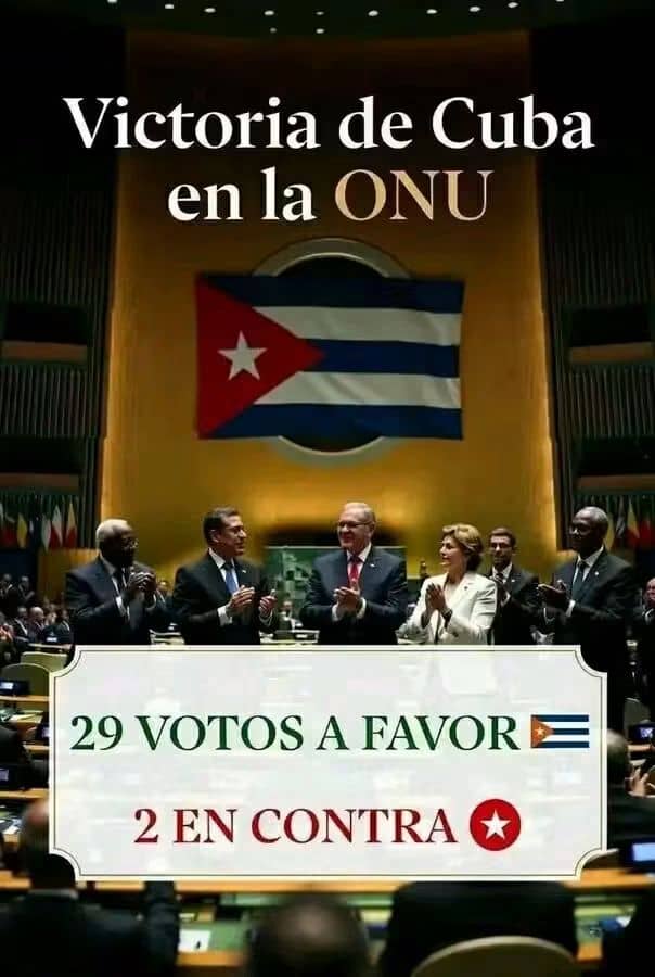 borisep646's tweet photo. Victoria en la ONU Cuba acaba de obtener un triunfo histórico en el Programa Mundial de Alimentos (PMA).
✅ Aprobado el Programa de Cooperación para el periodo 2026-2030.
✅ 116 millones de dólares asegurados para la seguridad alimentaria.
¡Cuba no está sola! 
#CubaSeRespeta https://t.co/rEE81T7zWh