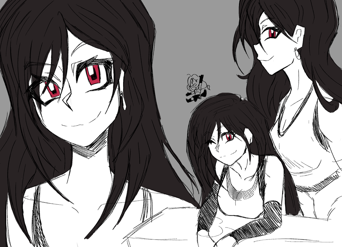 BGunvolt's tweet photo. Tifa 👊👊 https://t.co/xeK3lZRIrE