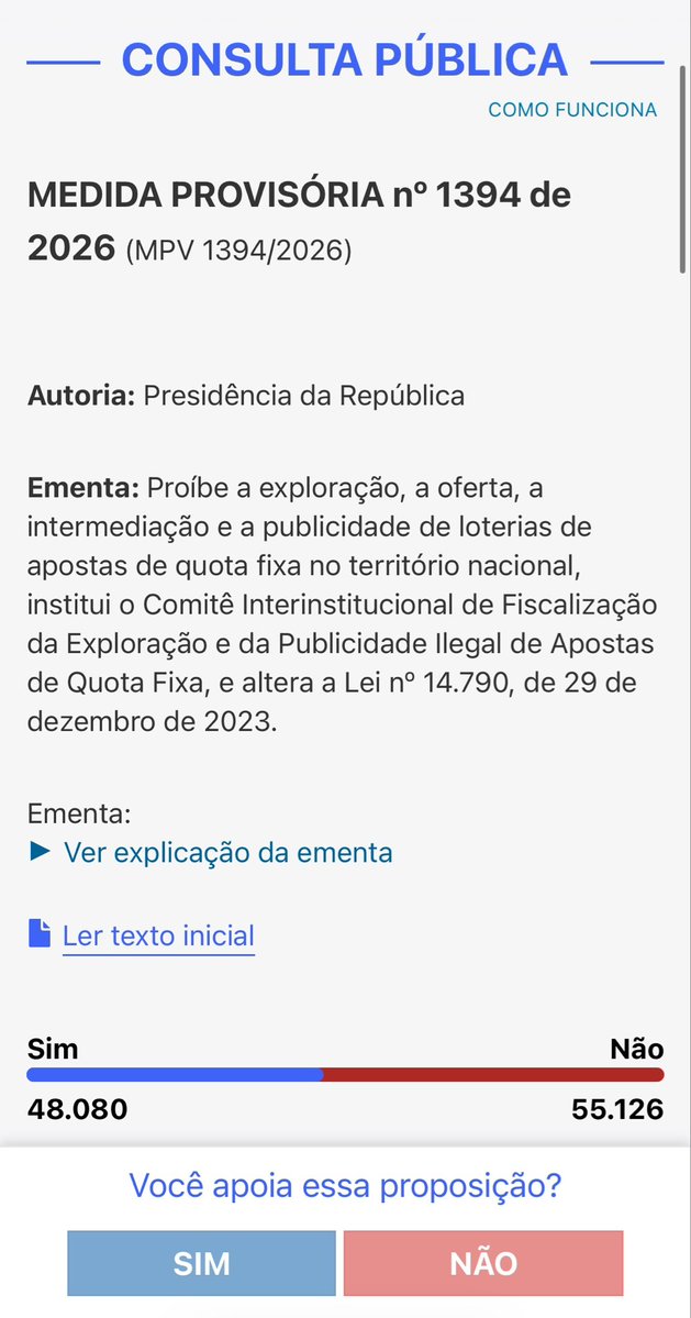 StrayKidsBrasil's tweet photo. 📝| STAYs, existe uma consultoria pública sobre a proibição das BETs no Brasil e é muito importante que vocês votem “SIM” no link abaixo.

↝ https://t.co/XpMS3Yf5mQ

As BETs estão associadas ao aumento da ansiedade, depressão, perda de controle, dívidas, alterações do sono e representam um perigo à saúde pública. Vamos juntos nessa luta!