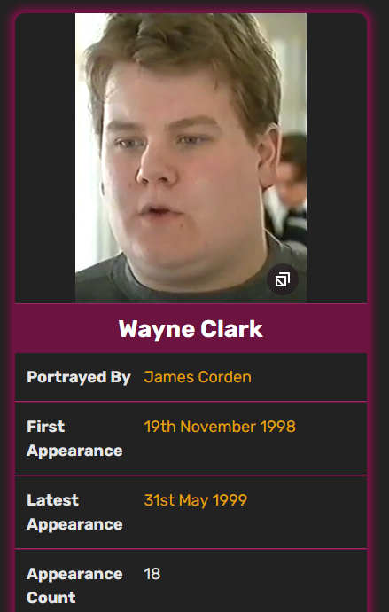 MattiEnders's tweet photo. SORRY JAMES CORDEN WAS IN HOLLYOAKS??? LMFAOOOO WTF #Hollyoaks https://t.co/EXSMTOEF6q