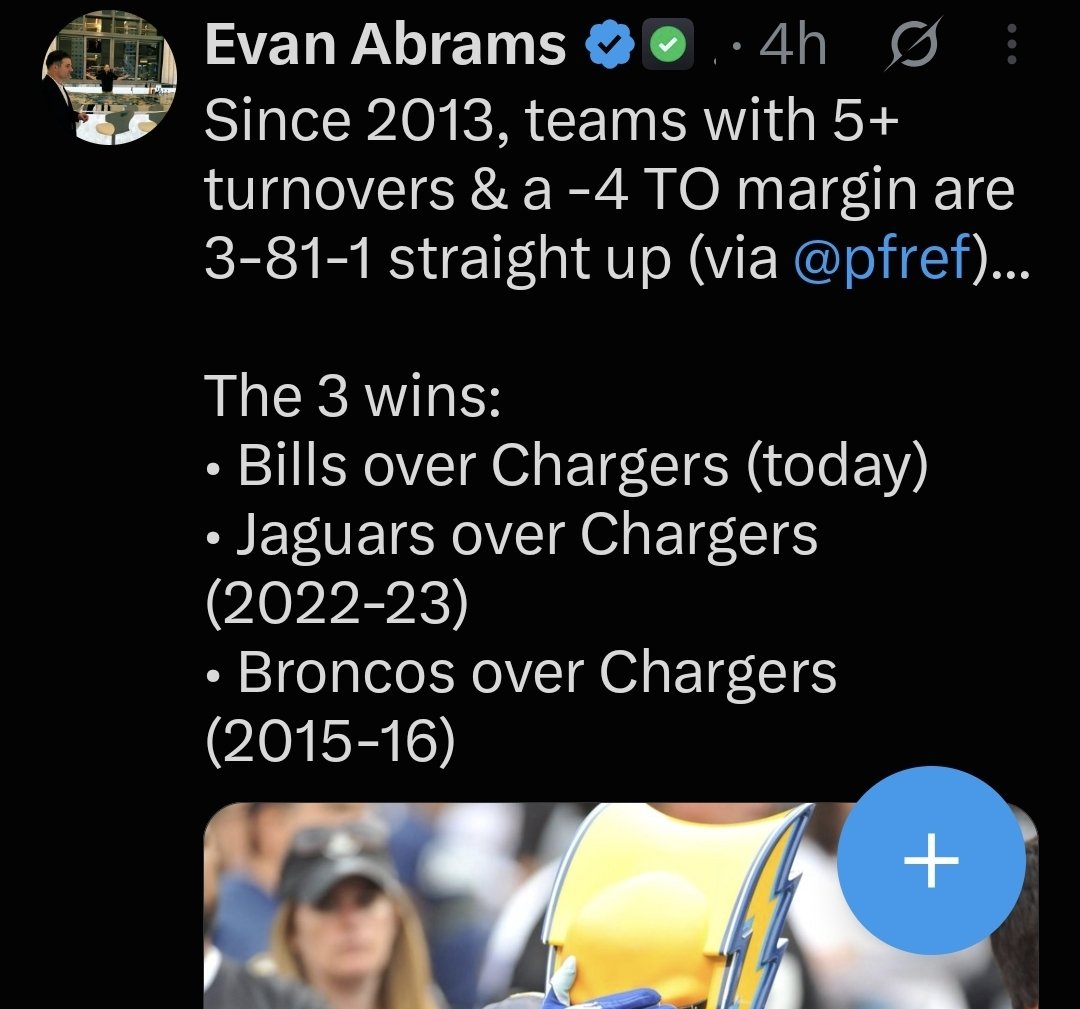 SperdutiJ's tweet photo. @CrazyBillsFan Chargers going to Charger https://t.co/KtwbLjJoWI